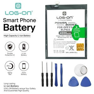 Baterai Log on BLP623 / BLP625 Untuk Oppo F3 Plus / R9S Plus Power Boost 4000mAh Original Batre