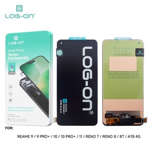 LOG-ON LCD UNTUK REALME 9 / REALME 9 PRO / REALME 10 / REALME 10 PRO / REALME 11 FULLSET TOUCHSCREEN GARANSI TEST 7 HARI