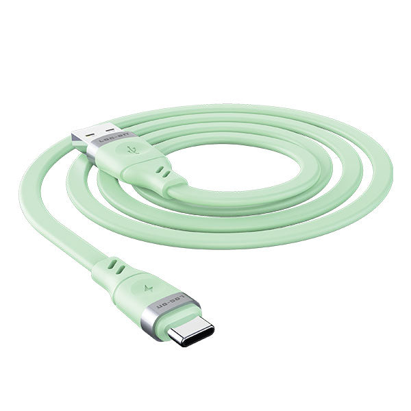 LOG ON KABEL 3A 1M LO-CB61 QUICKLY CHARGE (KABEL CHARGE DAN DATA)