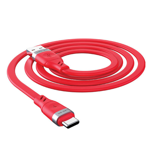 LOG ON KABEL 3A 1M LO-CB61 QUICKLY CHARGE (KABEL CHARGE DAN DATA)