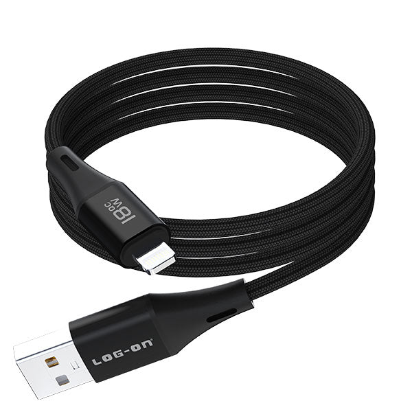 LOG ON KABEL 18W 3A WARSTAR 1M LO-CB77 SUPER FAST CHARGING