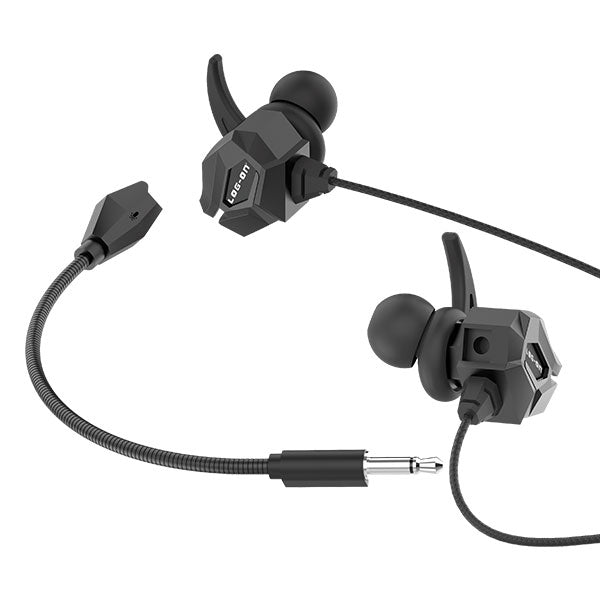 LOG ON HEADSET GAMING DUAL MICROPHONE LO-RX9 SHOOTER HANDSFREE/EARPHONE