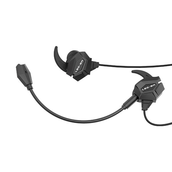 LOG ON HEADSET GAMING DUAL MICROPHONE LO-RX9 SHOOTER HANDSFREE/EARPHONE