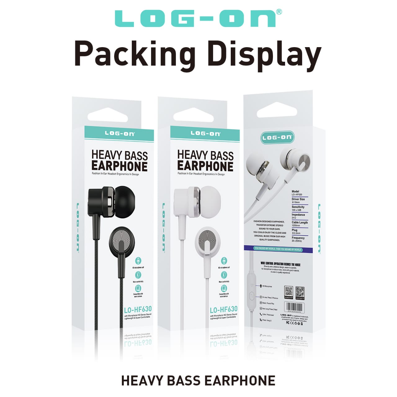 LOG ON HANDSFREE LO-HF630 HEADSET HEAVY BASS