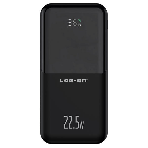 LOG ON POWERBANK HULK V 22.5W 10.000mAh JGO-500H Fast Charging (INCLUDED TYPE C CABLE)
