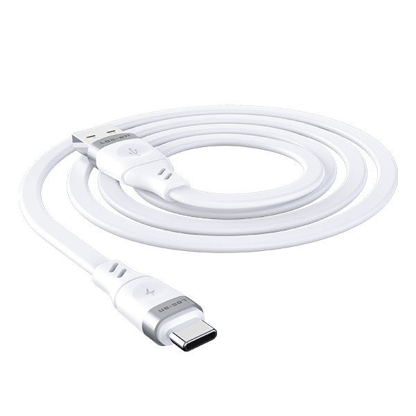 LOG ON KABEL TYPE C 3A 1M LO-CB61 QUICKLY CHARGE (KABEL CHARGE DAN DATA)