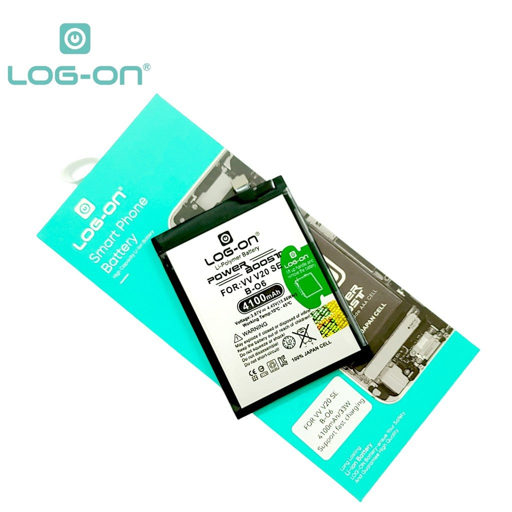 Log On - B-O6 Vivo V20 SE ( V2022 / V2023 ) BO6 Power Boost Original Battery Baterai Batre - 1 Tahun Garansi