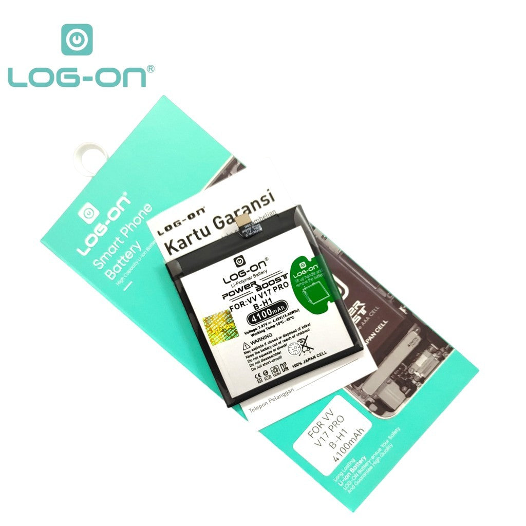 Log On - B-H1 Vivo V17 Pro Power Boost Double Protection IC Battery Baterai Batre