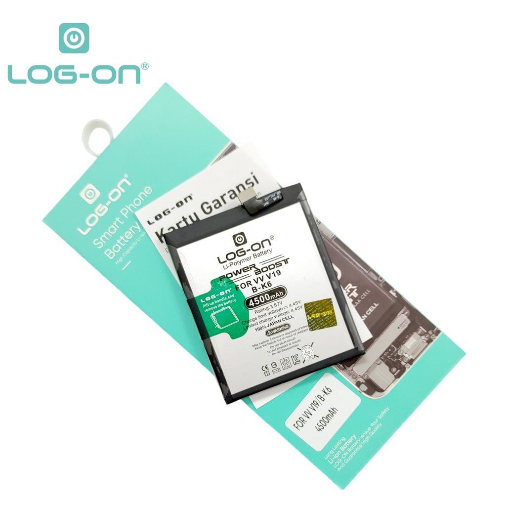 LOG ON BATERAI VIVO V19-B-K6 BATRE DOUBLE POWER DOUBLE IC BATTERY