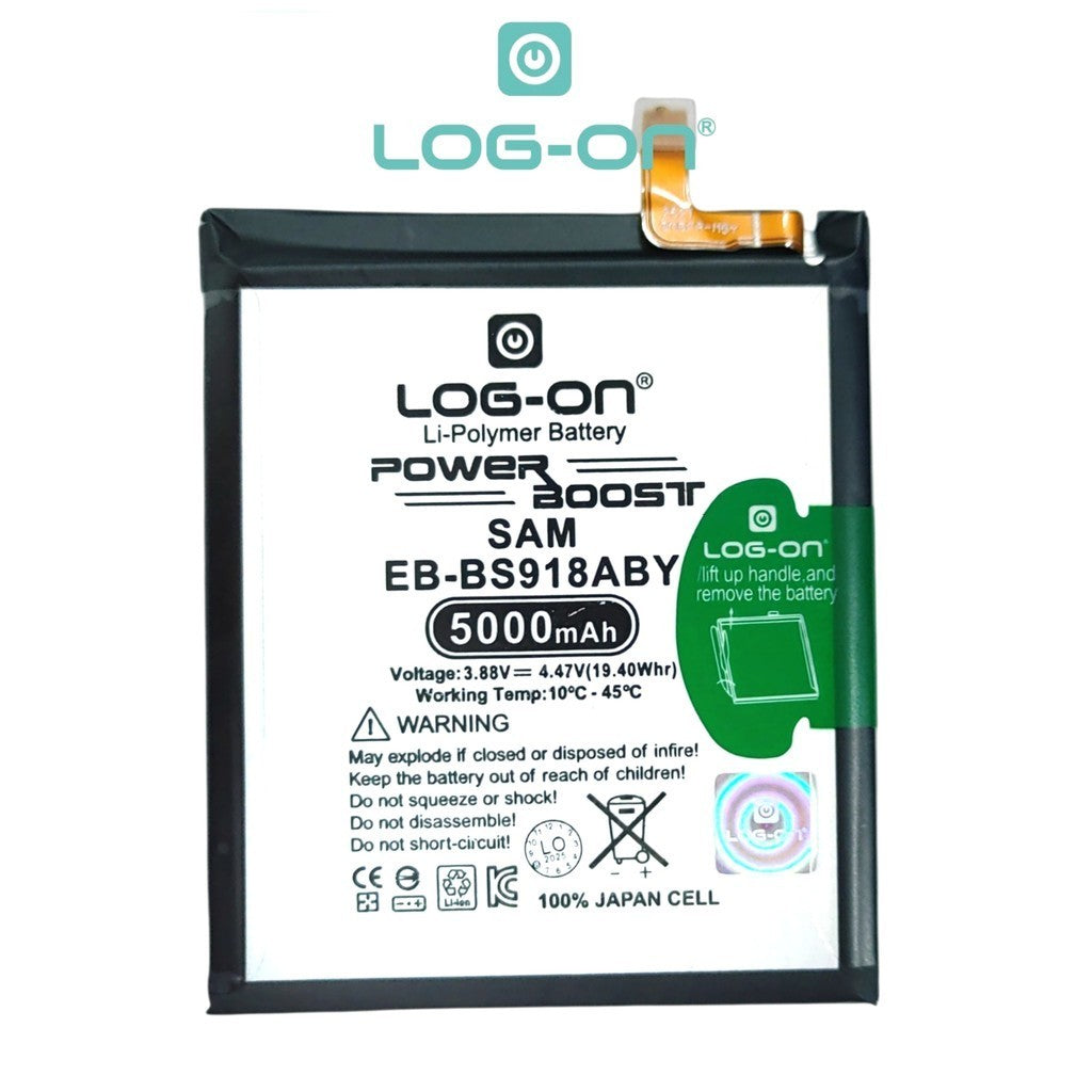 Baterai Log on EB-BS918ABY Untuk Samsung S23 Ultra Power Boost 5000mAh Original 1 Tahun Garansi Battery Batre