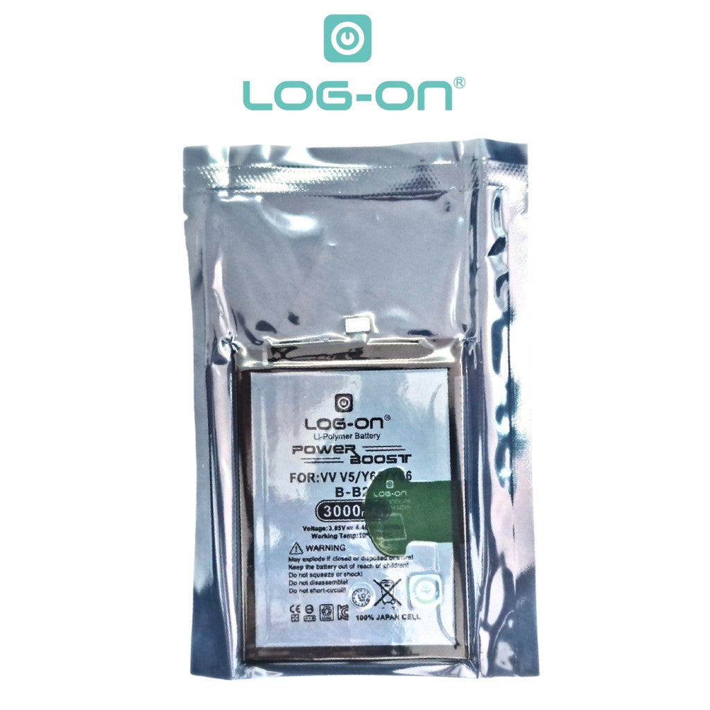Baterai Log on B-B2 Untuk Vivo V5 lite / V5 / V5S / Y66 / Y67 BB2 3000mAh Original 1 Tahun garansi Battery Batre