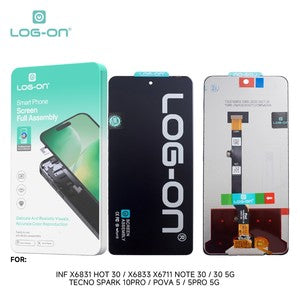 LOG-ON LCD UNTUK INFINIX HOT 30 / NOTE 30 4G / 5G FULLSET TOUCHSCREEN GARANSI TEST 7 HARI