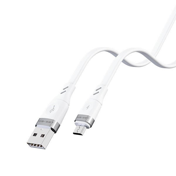LOG ON KABEL MICRO 3A 1M LO-CB61 QUICKLY CHARGE (KABEL CHARGE DAN DATA)