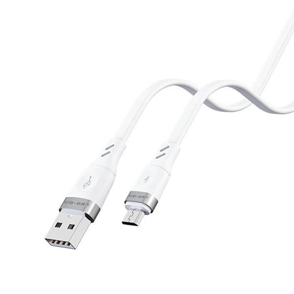 LOG ON KABEL MICRO 3A 1M LO-CB61 QUICKLY CHARGE (KABEL CHARGE DAN DATA)