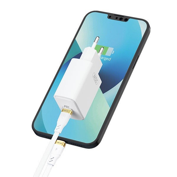 LOG-ON Kepala Charger 20w Power Delivery Type C Fast Charging