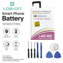 Log On - BN42 Untuk Xiaomi Redmi 4 BN-42 Double IC Protection - Kapasitas 5000mAh Battery Baterai Batre - 1 Tahun Garansi