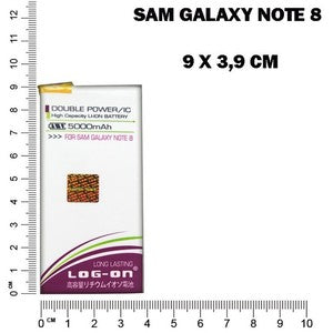 Baterai Log on Untuk Samsung Note 8 N950 Power Boost 3300mAh Original 1 Tahun Garansi Battery Batre