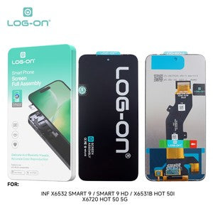 LOG-ON LCD UNTUK INFINIX SMART 9 / SMART 9 HD / HOT 50i / HOT 50 5G FULLSET TOUCHSCREEN GARANSI TEST 7 HARI