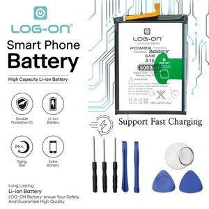 Baterai Log On EB-BA166ABY Untuk Samsung A16 4G / 5G / A26 5G Support Fast Charging 25W Original Battery Batre - 1 Tahun Garansi