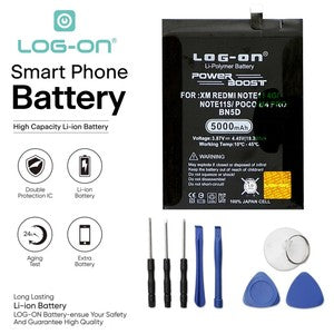 Baterai Log On BN5D Untuk Xiaomi Redmi Note 11 4G / Note 11s / Poco M4 Pro 4G BN-5D Original Batre