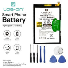 Baterai Log On BL-39LX Untuk Infinix Smart 4 ( X653 ) / S5 ( X652 ) / S5 LITE ( X652B/C ) BL39LX Power Boost - Kapasitas 4000mAh Original Battery Batre - 1 Tahun Garansi