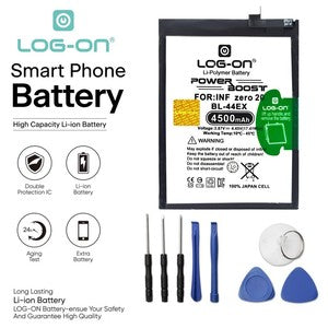 Baterai Log On BL-44EX Untuk Infinix Zero 20 5G (X6821) / Zero X Pro (X6810 / X6811) BL44EX Power Boost - Kapasitas 4500mAh Original Battery Batre - 1 Tahun Garansi