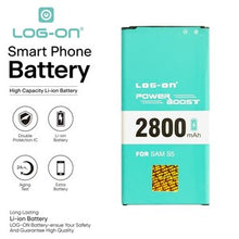 Baterai Log on Untuk Samsung S5 G900 / G900F Power Boost Original Battery Baterai Batre