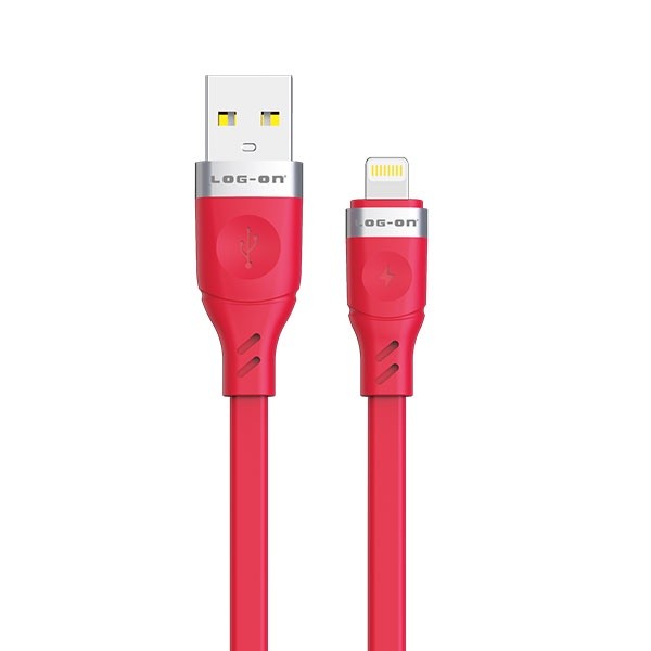 LOG ON KABEL IPHONE 3A 1M LO-CB61 QUICKLY CHARGE (KABEL CHARGE DAN DATA)