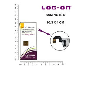 Log On - For Samsung Note 5 N920 Double IC Battery Baterai Batre