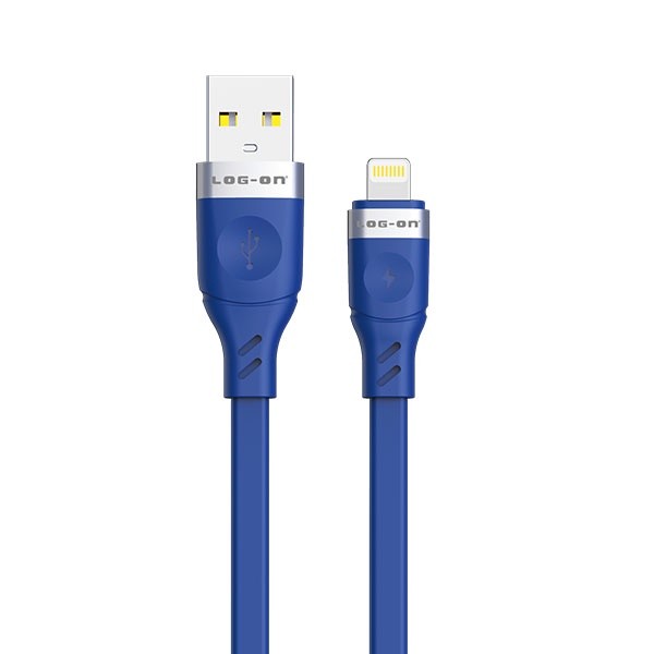 LOG ON KABEL IPHONE 3A 1M LO-CB61 QUICKLY CHARGE (KABEL CHARGE DAN DATA)