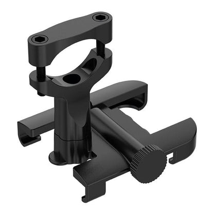 LOG ON HOLDER LO-CRH36 (STANG MOTOR/SEPEDA) ALUMINIUM ALOY (FREE KUNCI L) FULL BESI DUDUKAN HP STAND HP