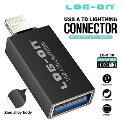 LOG ON OTG for Iphone LIGHTNING LO-OT10 CONNECTOR