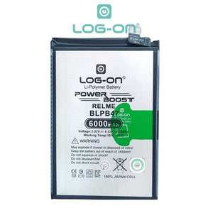 Baterai Log on BLPB47 Untuk Realme C75 Power Boost 6000mAh / 45W Original 1 Tahun Garansi Battery Batre