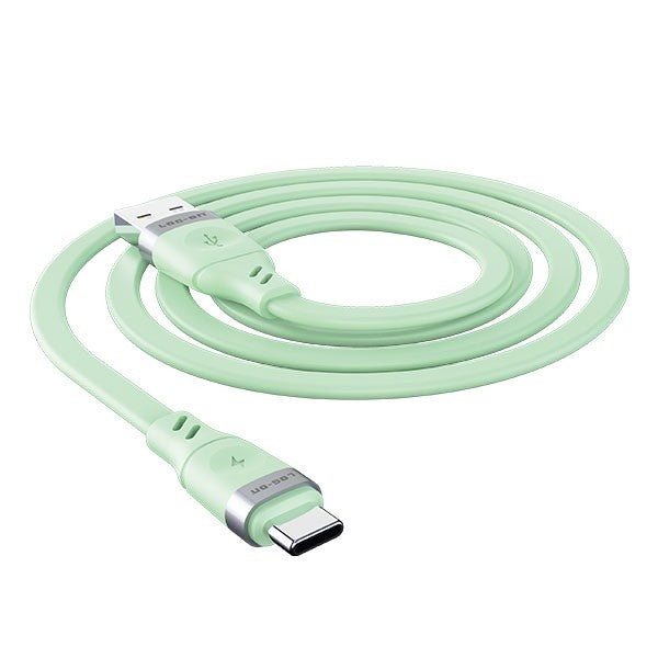 LOG ON KABEL TYPE C 3A 1M LO-CB61 QUICKLY CHARGE (KABEL CHARGE DAN DATA)