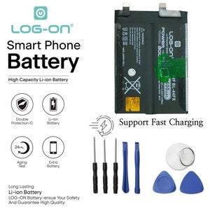 Baterai Log On BL-44FX Untuk Infinix Note 12 VIP BL44FX Support Fast Charging - Kapasitas 4500mAh Power Boost Battery Baterai Batre - 1 Tahun Garansi