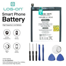 Baterai Log on HE345 Untuk Nokia Nokia 6.1 ( TANPA PLUS ) Power Boost 4500mAh Battery Batre