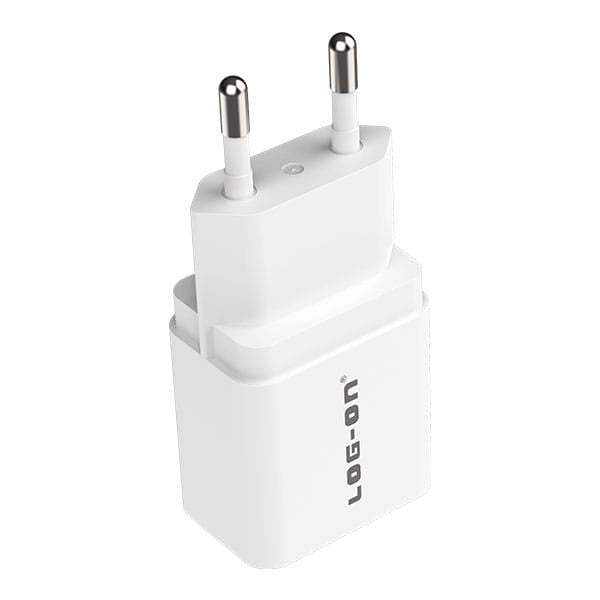 LOG ON BATOK 1USB 1.2A BOLD LO-C01/ 2.1A LO-C01L USB A ADAPTOR CHARGER