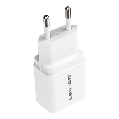 LOG ON BATOK 1USB 1.2A BOLD LO-C01/ 2.1A LO-C01L USB A ADAPTOR CHARGER