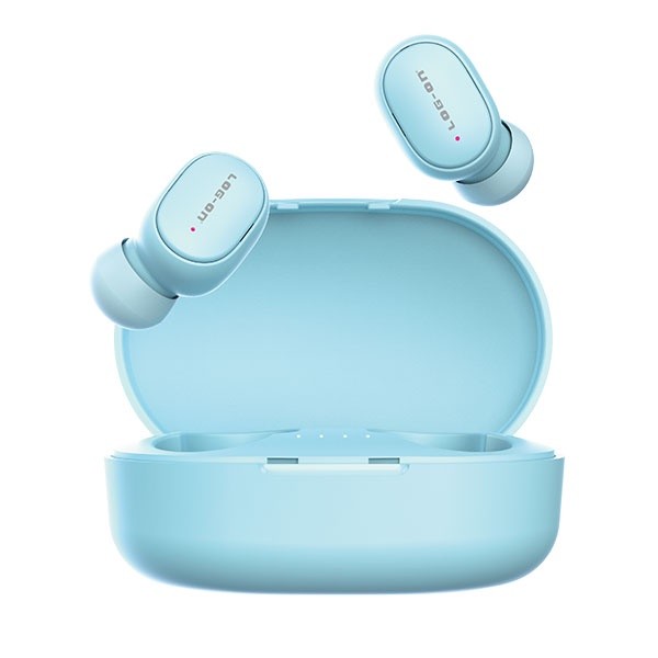 LOG-ON WIRELESS EARPHONE MINI EARBUDS TWS ONBUDS-LO6-ONE STEP PAIRING FREE BUDS HEADSET(GARANSI RESMI)