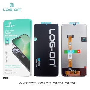 LOG-ON LCD UNTUK VIVO Y33S / Y33T / Y53S / Y51 2020 / Y31 2020 FULLSET TOUCHSCREEN GARANSI TEST 7 HARI