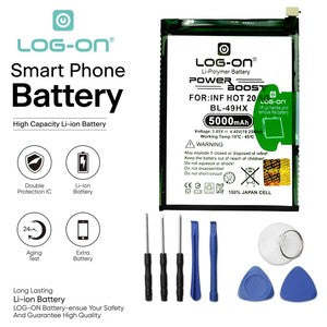 Baterai Log on BL-49HX Untuk Infinix Hot 20 5G ( X666 / X666B ) BL49HX 5000mAh Original Batre