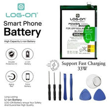 Baterai Log on BLP957 Untuk Oppo Realme 10 4G Power Boost - Kapasitas 5000mAh Original Battery Batre - 1 Tahun Garansi