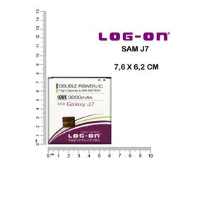 Baterai Log On Untuk Samsung J7 2015 J700 / J4 J400 / J7 Nxt / J7 Core / J7 DUO Power Boost - Kapasitas 3000mAh Battery Batre - 1 Tahun Garansi