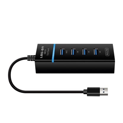 USB HUB LOGON 3.0 4port High Speed Power USB A to USB A, 0.15 meter