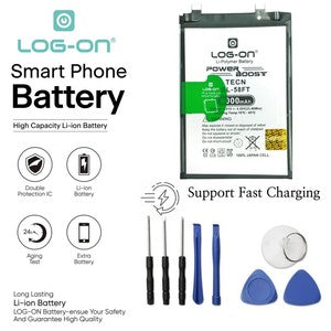 Baterai Log on BL-58FT Untuk Tecno Pova 6 / Pova 6 Pro BL58FT Power Boost 6000mAh Battery Batre