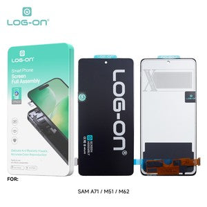 LOG-ON LCD UNTUK SAMSUNG A71 / M51 / M62 FULLSET TOUCHSCREEN GARANSI TEST 7 HARI