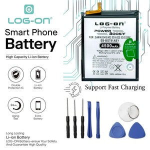 Baterai Log On EB-BG781ABY Untuk Samsung A52 / A52s / S20 FE Power Boost - Kapasitas 4500mAh Original Battery Batre - 1 Tahun Garansi