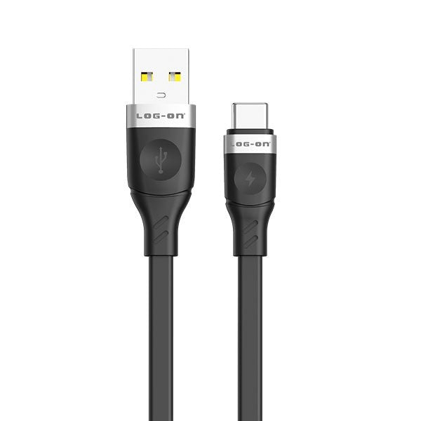 LOG ON KABEL TYPE C 3A 1M LO-CB61 QUICKLY CHARGE (KABEL CHARGE DAN DATA)