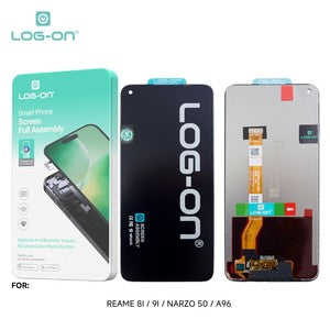 LOG-ON LCD UNTUK REALME 8i / REALME 9i / NARZO 50 / OPPO A96 4G FULLSET TOUCHSCREEN GARANSI TEST 7 HARI