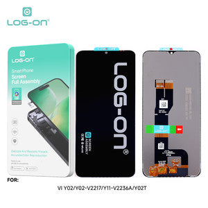 LOG-ON LCD FOR VIVO  Y02 / Y02T  /Y02A HD+ FULLSET ORIGINAL OEM